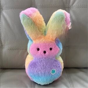 Peeps Spinning Singing Pastel Rainbow Bunny